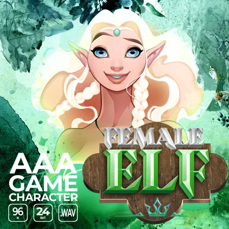 AAA Game Character – Female Elf